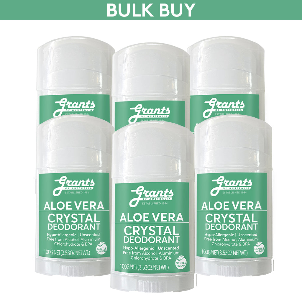Crystal Deodorant - 6 Sticks Bulk Buy | Grants of Australia