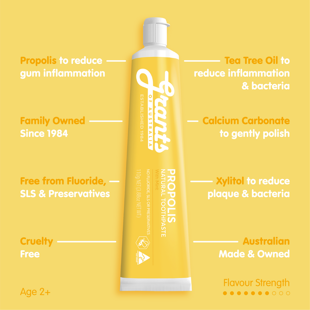 Propolis Natural Toothpaste - Fluoride Free - 110g