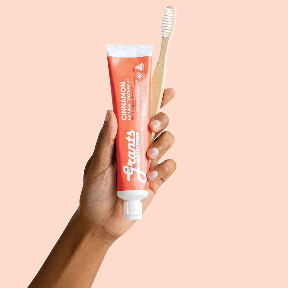 Cinnamon Natural Toothpaste (New Formula!) - Fluoride Free - 110g
