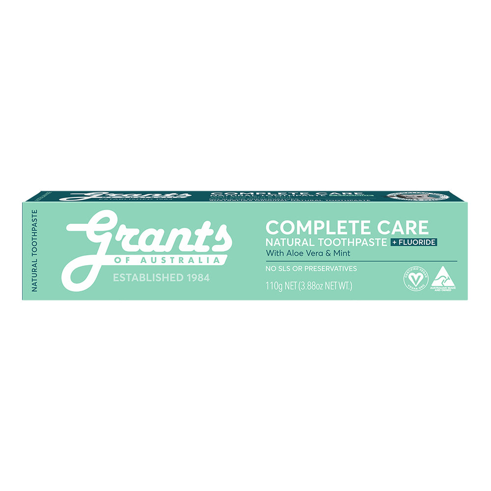 NEW Complete Care with Fluoride Natural Toothpaste - 110g