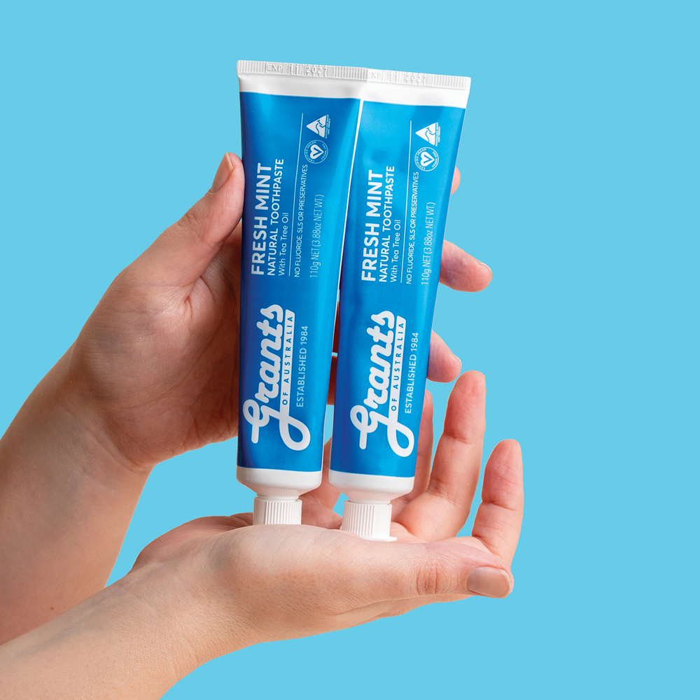 Fresh Time Toothpaste Fresh Mint Natural Toothpaste | Grants of Australia