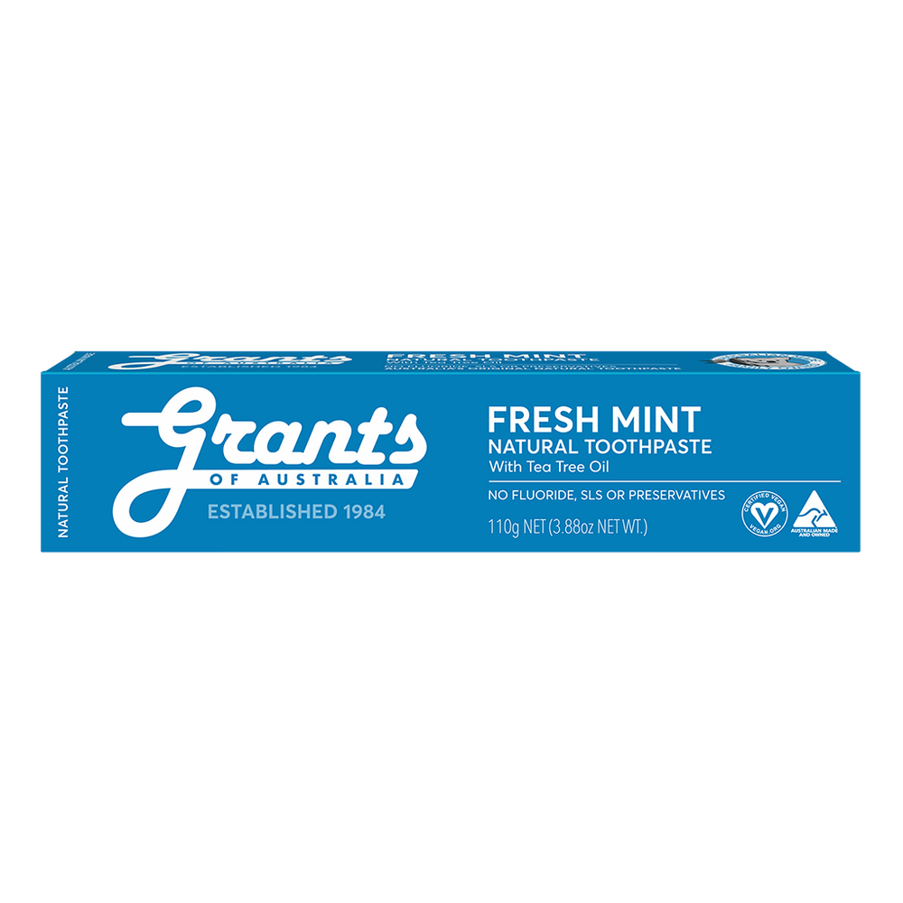 Fresh Mint Natural Toothpaste - Fluoride Free - 110g