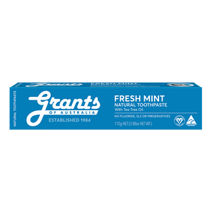 Fresh Mint Natural Toothpaste - Fluoride Free - 110g