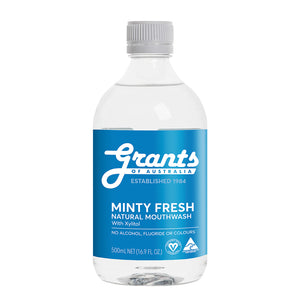 Minty Fresh Natural Mouthwash - 500mL