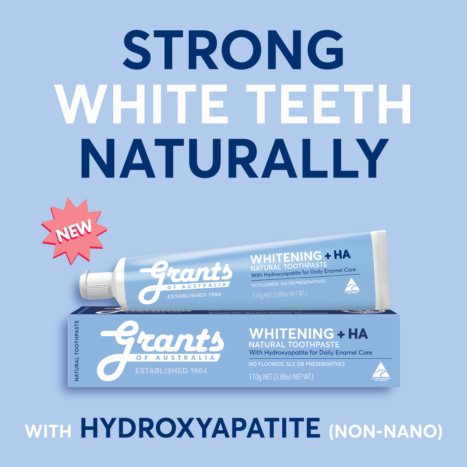 Toothpaste With Fluoride – Grants of Australia