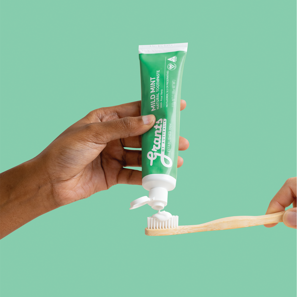 Mild Mint Natural Toothpaste - Fluoride Free - 110g