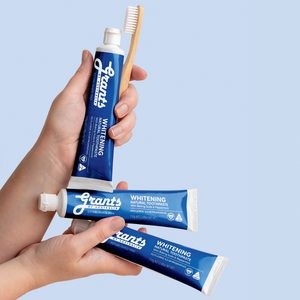 Whitening with Peppermint Natural Toothpaste- Fluoride Free - 110g