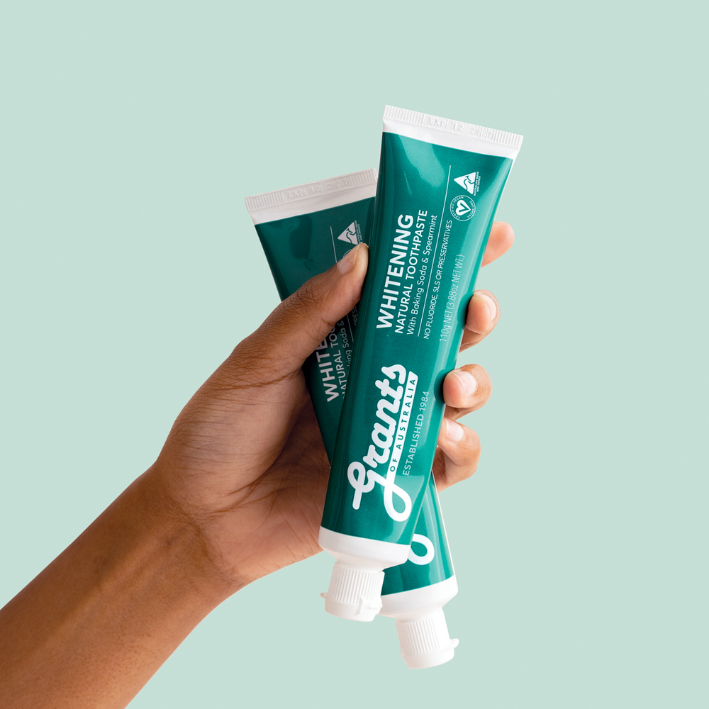 Whitening with Spearmint Natural Toothpaste - Fluoride Free - 110g