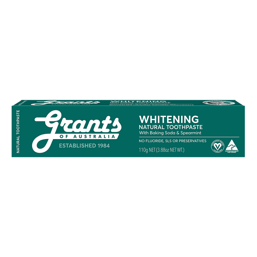 Whitening with Spearmint Natural Toothpaste - Fluoride Free - 110g