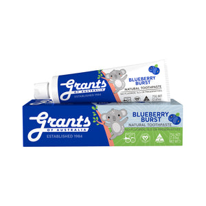 
            
                Load image into Gallery viewer, Blueberry Burst Kids Natural Toothpaste - Fluoride Free - 75g
            
        