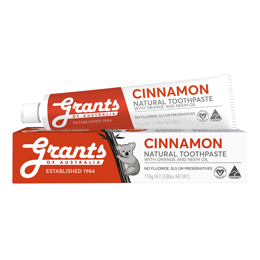 Citrine Toothpaste Australian Cinnamon Toothpaste - natural, vegan, fluoride free – Grants ...