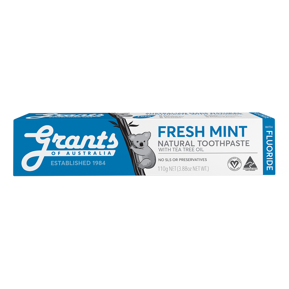 
            
                Load image into Gallery viewer, Fresh Mint with Fluoride Natural Toothpaste - 110g
            
        