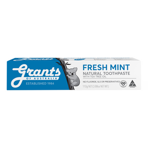 Fresh Mint Natural Toothpaste - Fluoride Free - 110g