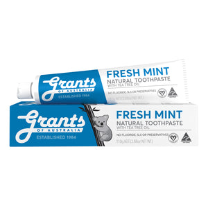 Fresh Mint Natural Toothpaste - Fluoride Free - 110g