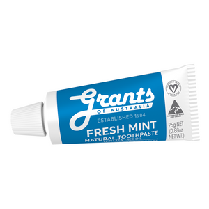 
            
                Load image into Gallery viewer, Fresh Mint Natural Toothpaste - Fluoride Free - Travel Size - 25g
            
        