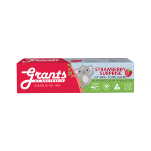 Strawberry Surprise Kids Natural Toothpaste - Fluoride Free - 75g