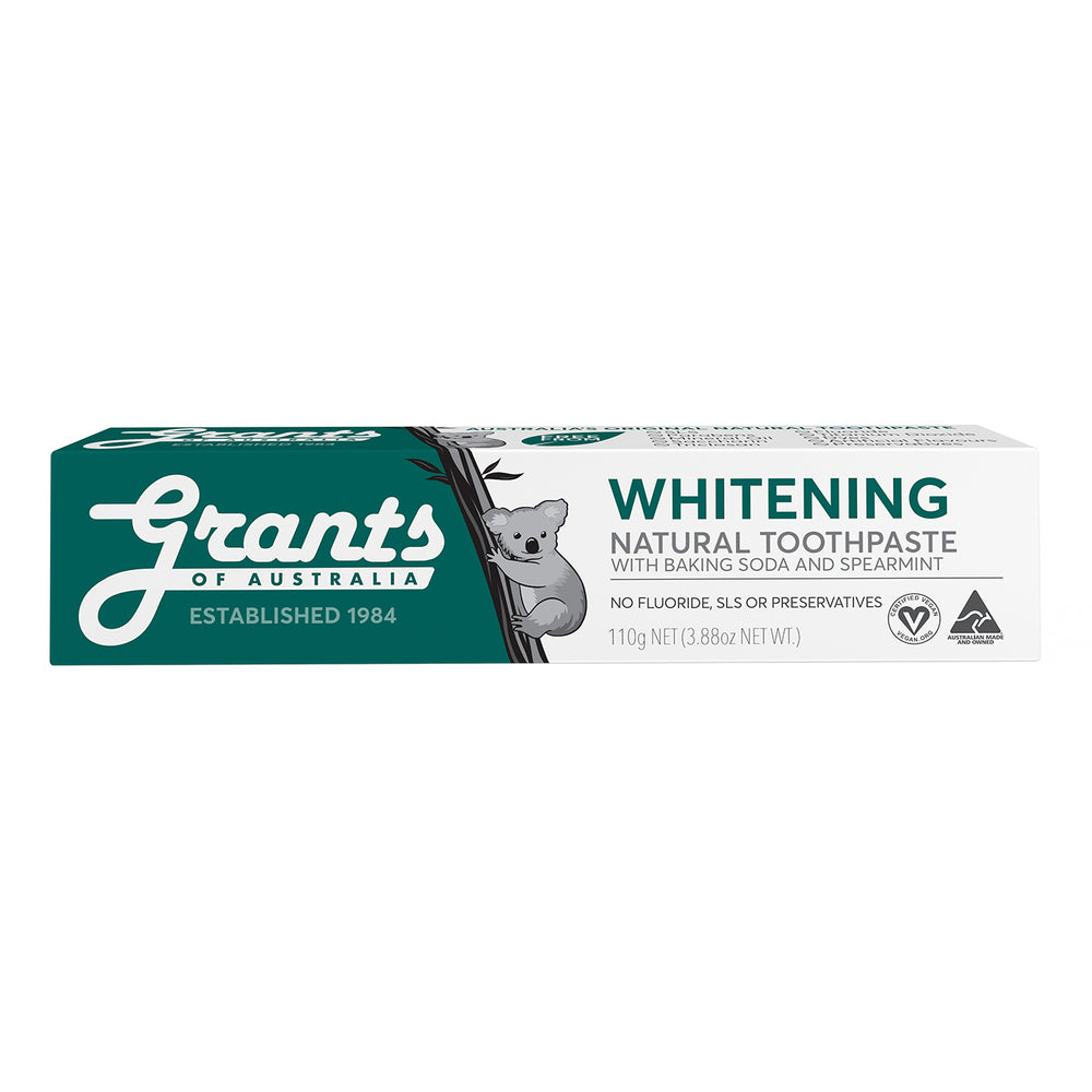 Whitening with Spearmint Natural Toothpaste - Fluoride Free - 110g